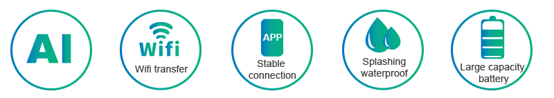 Основные функции Kaixin K6: AI, Wi-Fi, APP, водозащита, аккумулятор большой емкости